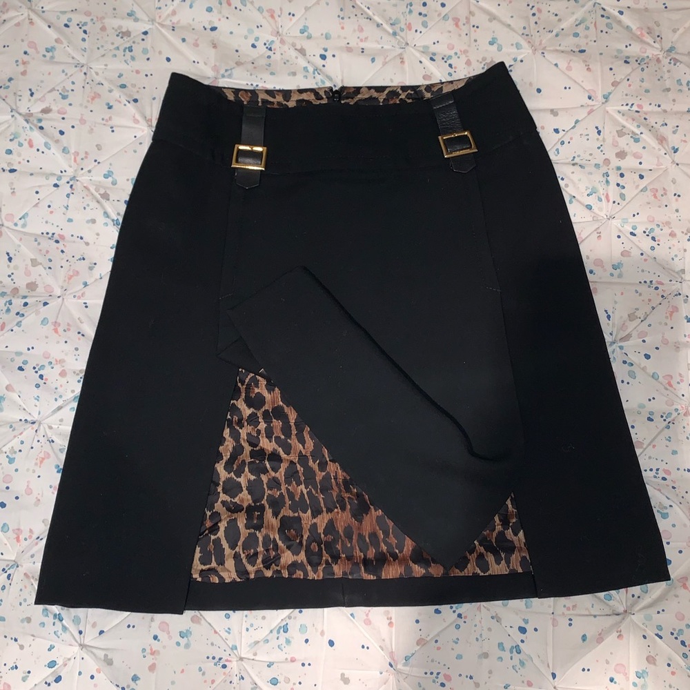 Dolce and Gabbana knee length buckle skirt